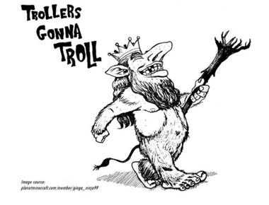 網路流行字：troll